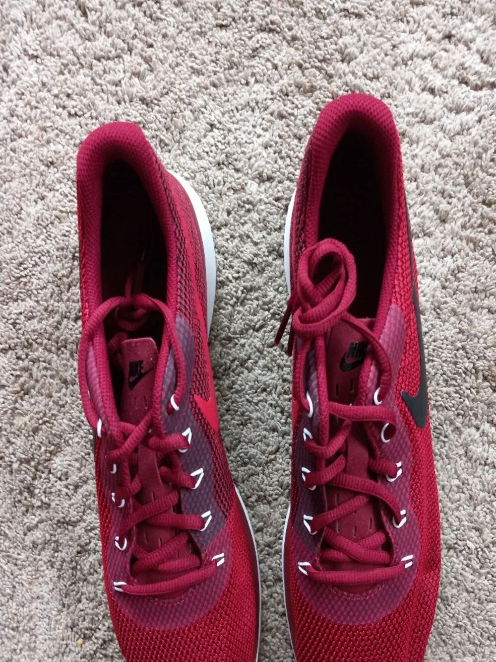 Nike Mens Tanjun Racer Team Red/Black/Gym Red/White 10 D (M)
